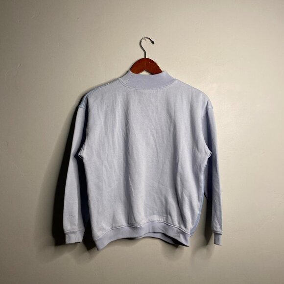 90’s Vintage blue sweatshirt with embroidered logo size small - Picture 2 of 7